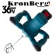 Mixer fără fir pentru beton, vopsea și tencuială, ciment KRONBERG 36V 10AH fără perii cu 2 baterii Mixer fără fir pentru beton, vopsea și tencuială, ciment KRONBERG 36V 10AH fără perii cu 2 baterii