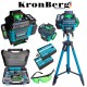 Nivelă laser 4D cu 16 linii și afișaj KRONBERG, 2 baterii și trusă Nivelă laser 4D cu 16 linii și afișaj KRONBERG, 2 baterii și trusă