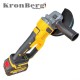 Polizor unghiular profesional fără fir KRONBERG 125 mm 36 V 10 Ah 2 baterii și încărcător în trusă Polizor unghiular profesional fără fir KRONBERG 125 mm 36 V 10 Ah 2 baterii și încărcător în trusă
