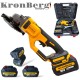 Polizor unghiular profesional fără fir KRONBERG 125 mm 36 V 10 Ah 2 baterii și încărcător în trusă Polizor unghiular profesional fără fir KRONBERG 125 mm 36 V 10 Ah 2 baterii și încărcător în trusă