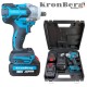 Cheie de impact fără fir cu impact combinat 36V 10AH 850Nm KRONBERG Încărcător pentru 2 baterii și cutie Cheie de impact fără fir cu impact combinat 36V 10AH 850Nm KRONBERG Încărcător pentru 2 baterii și cutie