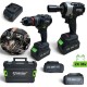 Set combinat șurubelniță și cheie e impact 2 în 1 fără fir 36V 8.0AH STAHLMAYER 2 baterii în trusă Set combinat șurubelniță și cheie e impact 2 în 1 fără fir 36V 8.0AH STAHLMAYER 2 baterii în trusă