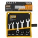 Set chei cu clichet JCB 50516 – 5 piese (10–19 mm) Set chei cu clichet JCB 50516 – 5 piese (10–19 mm)
