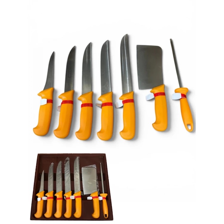 Set profesional de cuțite de măcelar 7 piese STAHLMAYER - Exclusiv