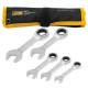 Set chei cu clichet JCB 50516 – 5 piese (10–19 mm) Set chei cu clichet JCB 50516 – 5 piese (10–19 mm)