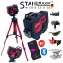 Nivelă laser 4D 16 linii 360° laser verde cu Bluetooth STAHLMAYER Profesional Bluetooth Music