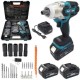 Cheie de impact combinat fără perii KraftMaster 36V 8Ah 850 N/m. cu 25 de piese într-o trusă Cheie de impact combinat fără perii KraftMaster 36V 8Ah 850 N/m. cu 25 de piese într-o trusă