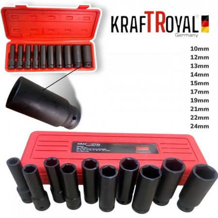 Cheie combinată fără fir / Mașină de înșurubat cu impact fără fir, fără perii, KRAFT ROYAL 36V 8.0AH, 2 baterii + 10 chei tubulare forjate extinse 10-24mm Cheie combinată fără fir / Mașină de înșurubat cu impact fără fir, fără perii, KRAFT ROYAL 36V 8.0AH, 2 baterii + 10 chei tubulare forjate extinse 10-24mm