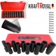 Cheie combinată fără fir / Mașină de înșurubat cu impact fără fir, fără perii, KRAFT ROYAL 36V 8.0AH, 2 baterii + 10 chei tubulare forjate extinse 10-24mm Cheie combinată fără fir / Mașină de înșurubat cu impact fără fir, fără perii, KRAFT ROYAL 36V 8.0AH, 2 baterii + 10 chei tubulare forjate extinse 10-24mm