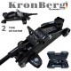 Cric Crocodile 2 tone într-o trusă 135-320mm + Set capre auto 3 tone 290-420mm Suport auto