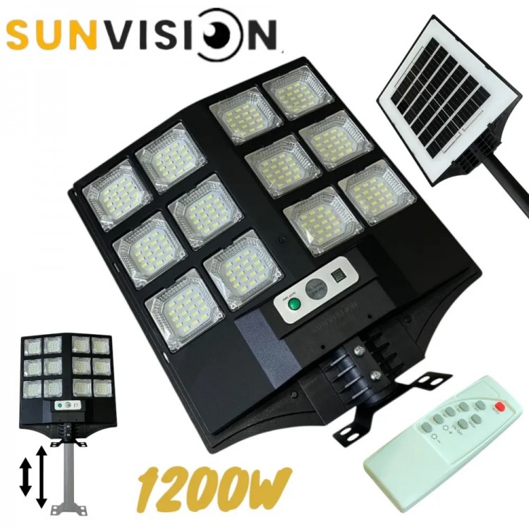 Lampă solară LED reflector SUNVISION 1200W 29-15 Lampă solară LED reflector SUNVISION 1200W 29-15