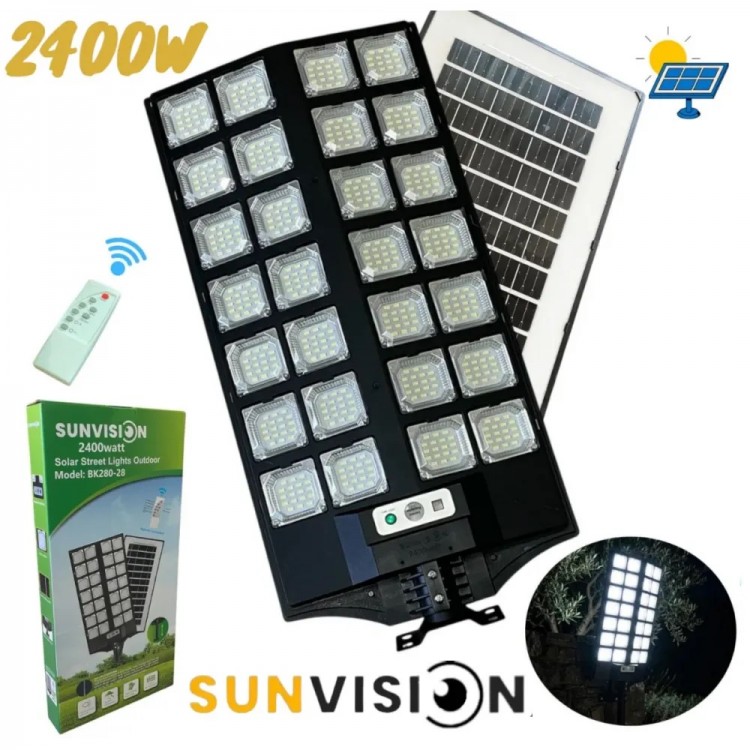 Lampă solară cu LED SUNVISION 2400W 29-13 Lampă solară cu LED SUNVISION 2400W 29-13