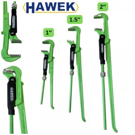 Set chei HAWEK pentru instalații sanitare – 90° - 1", 1,5" și 2" | Oțel crom-vanadiu Set chei HAWEK pentru instalații sanitare – 90° - 1", 1,5" și 2" | Oțel crom-vanadiu