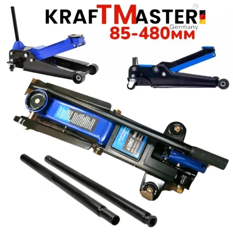 Cric profesional crocodil 4 tone KraftMaster 85-480mm