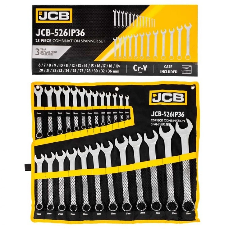 SET DE CHEI CU STEA JCB 25PCS , 6-36MM , JCB-5261P36 SET DE CHEI CU STEA JCB 25PCS , 6-36MM , JCB-5261P36