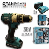 AUTOFILETANTA CU PERCUTIE StahlMayer 36V, 8 AH, 2 ACUMULATORI + ACCESORII