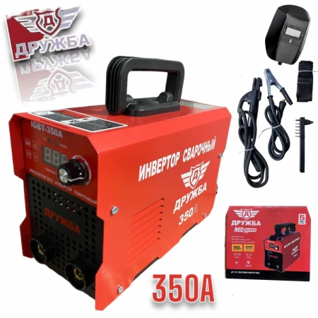 Invertor de sudură 350A cu ecran de până la 5mm, model de prietenie, cu tehnologie IGBT și garanție de 5 ani.
