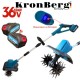 Cultivator fără fir 36V 10AH KRONBERG 20cm Cultivator fără fir 36V 10AH KRONBERG 20cm