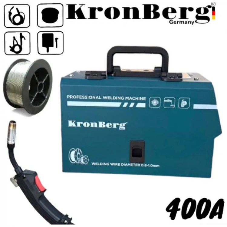 Aparat de sudura invertor cu rola de sarma 400A 2 în 1 Echipament de sudură KRONBERG 2 în 1