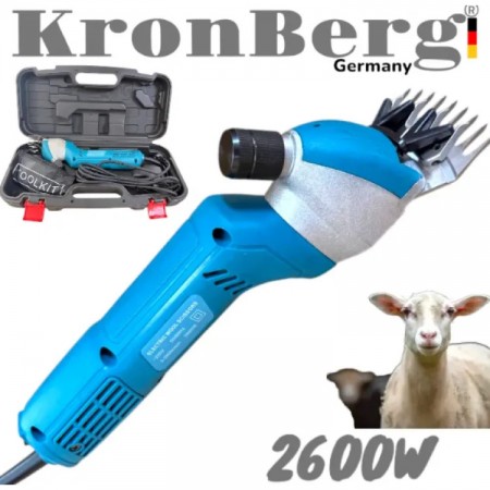 Mașină de tuns electrică pentru oi și animale 2600 W KRONBERG cadou Lamă de rezervă Mașină de tuns electrică pentru oi și animale 2600 W KRONBERG cadou Lamă de rezervă