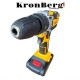 Mașină de găurit cu impact fără fir KRONBERG 36V 8AH 2 baterii și încărcător în cutie Mașină de găurit cu impact fără fir KRONBERG 36V 8AH 2 baterii și încărcător în cutie
