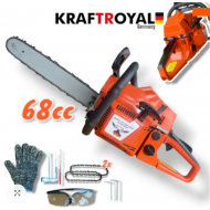 FERĂSTRĂU DE LEMNE PE BENZINĂ 68CC 4,5KW CU BARĂ DE 46 CM GERMANIA