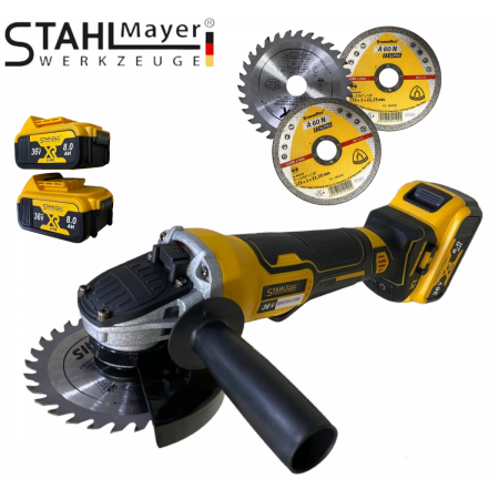 FLEX FĂRĂ FIR 36V 8,0AH 125MM CU 3 BUCĂȚI DISC CADOU