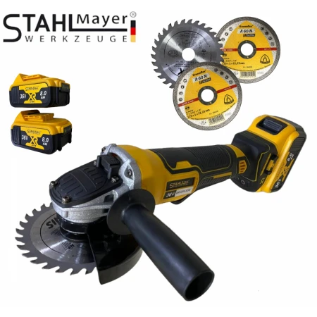 FLEX FĂRĂ FIR 36V 8,0AH 125MM CU 3 BUCĂȚI DISC CADOU