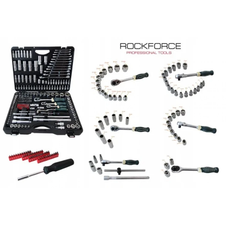 GEDORE 215 BUCĂȚI ROCK FORCE 216 CU CADOU GEDORE 215 BUCĂȚI ROCK FORCE 216 CU CADOU