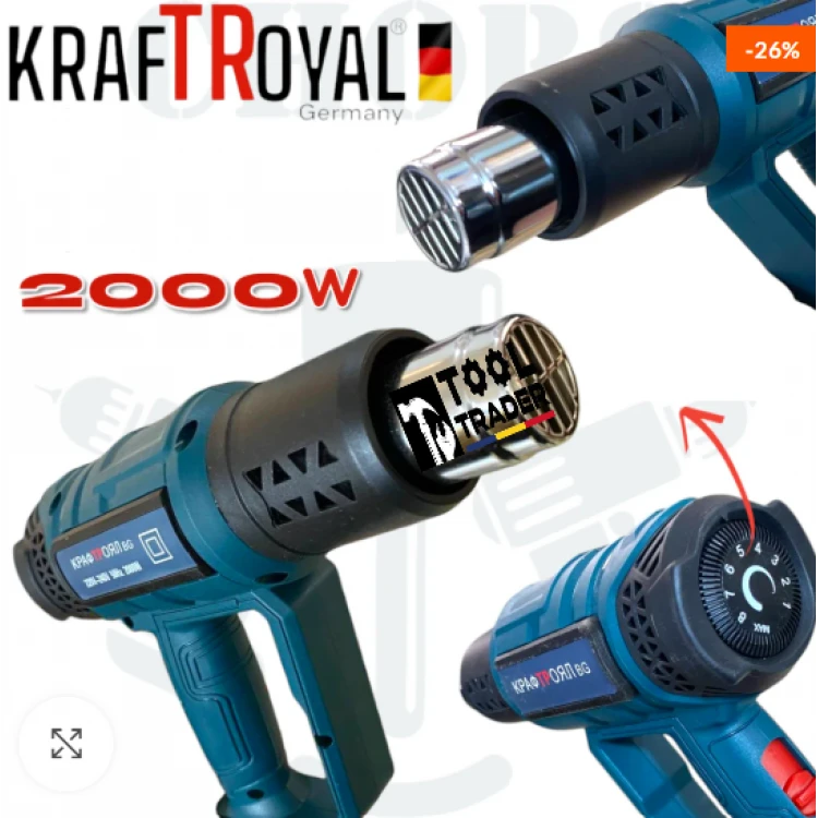PISTOL CU AER CALD KRAFTROYAL