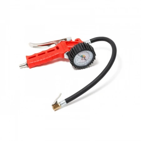PISTOL PROFESIONAL PENTRU UMFLAREA ANVELOPELOR PNEUMATICE CU MANOMETRU ROCKFORCE / 16 BAR, 1/4'' /