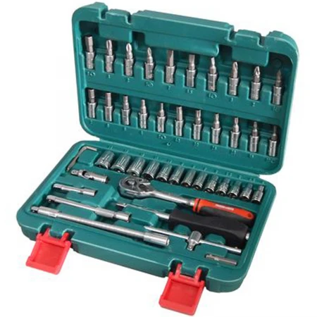 TRUSĂ CU CLICHET GERMAN 1/4" - GEDORE 46 BUCĂȚI