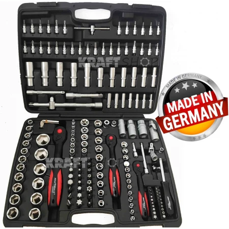 GEDORE 172 PIESE  KRAFTWELLE GERMANIA CU 3PCS CLICHEȚI CR-V