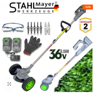 TRIMMER DE GRĂDINĂ FĂRĂ FIR STAHLMAYER 36V 6AH TRIMMER DE GRĂDINĂ FĂRĂ FIR STAHLMAYER 36V 6AH