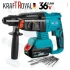 PERFORATOR GERMAN FĂRĂ PERII FĂRĂ FIR 36V + 2 BATERII ȘI ÎNCĂRCĂTOR
