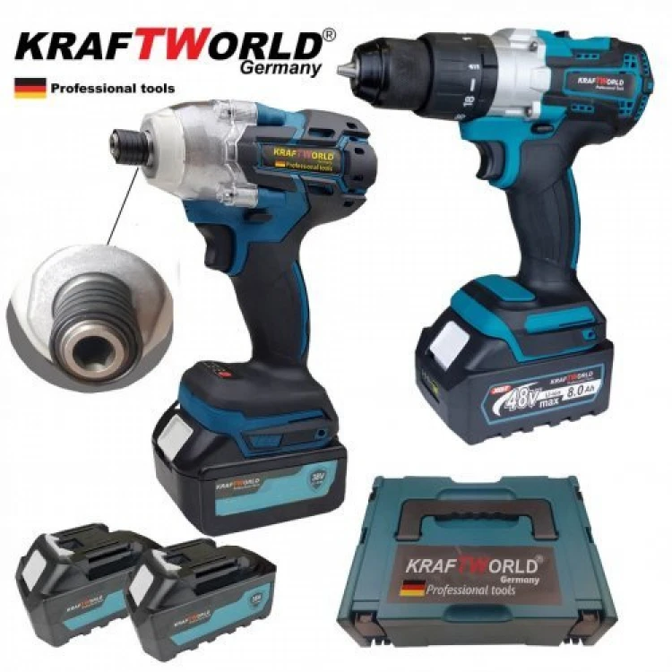 ȘURUBELNIȚĂ FĂRĂ FIR FĂRĂ PERII ȘI CU IMPACT 36V 8AH KRAFTROYAL ȘURUBELNIȚĂ FĂRĂ FIR FĂRĂ PERII ȘI CU IMPACT 36V 8AH KRAFTROYAL