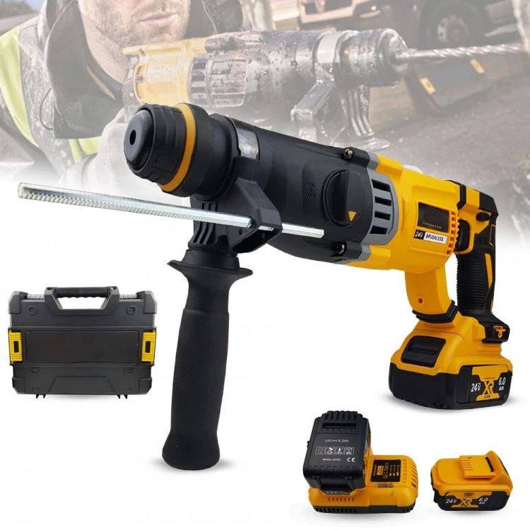 Bormașina cu acumulatori / 24V, 6Ah / cu 2 baterii (la prețul afișat se vor adăuga 25 de lei transportul) Bormașina cu acumulatori / 24V, 6Ah / cu 2 baterii (la prețul afișat se vor adăuga 25 de lei transportul)