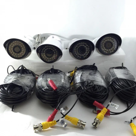 SISTEM AHD DVR 4CH + 4 CAMERE AHD - PACHET COMPLET DE SUPRAVEGHERE VIDEO