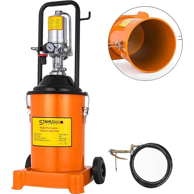 POMPĂ PNEUMATICĂ MOBILĂ DE GRESARE STAHLMAYER , 12 L, 300-400 BAR