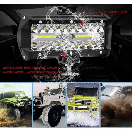 LED BARA 120W PENTRU AUTOMOBIL 