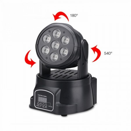 LAMPĂ DISCO CU LED SPOT CU CAP MOBIL - PENTRU EFECTE DE ILUMINARE LAMPĂ DISCO CU LED SPOT CU CAP MOBIL - PENTRU EFECTE DE ILUMINARE