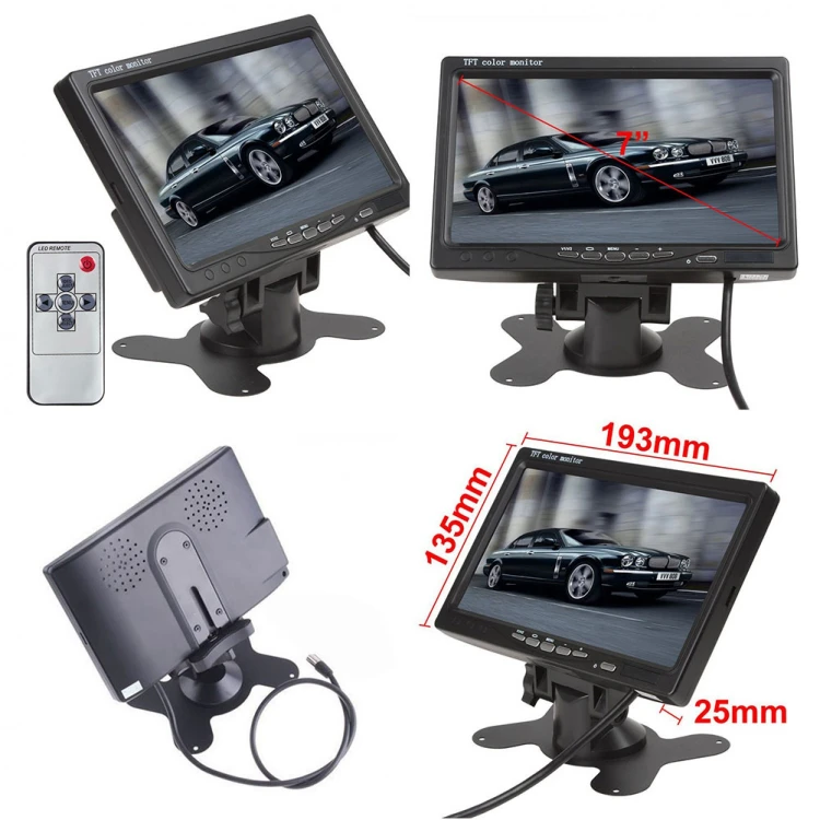 MONITORUL CAMEREI DIN SPATE DE 7 INCH - DVD PENTRU MAȘINĂ MONITORUL CAMEREI DIN SPATE DE 7 INCH - DVD PENTRU MAȘINĂ