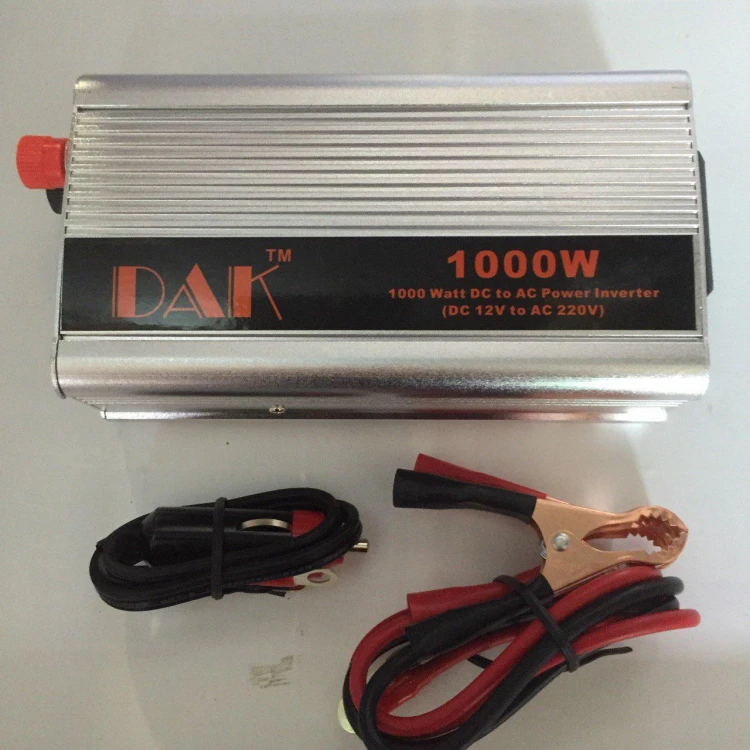 INVERTOR DE VOLTAJ DAK 1000W 12V,24V/220V