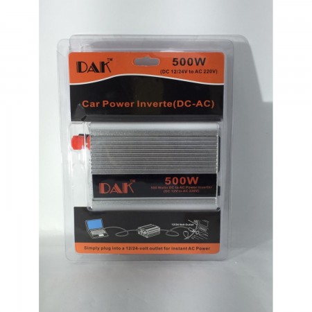 INVERTOR DE VOLTAJ DAK 500W 12V,24V/220V INVERTOR DE VOLTAJ DAK 500W 12V,24V/220V