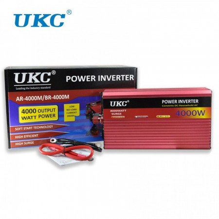 INVERTOR DE VOLTAJ UKC 4000W 12V/24V/220V INVERTOR DE VOLTAJ UKC 4000W 12V/24V/220V