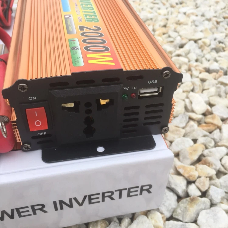 INVERTOR DE VOLTAJ, UKC, 12V/24V 220V, PUTERE 2000W