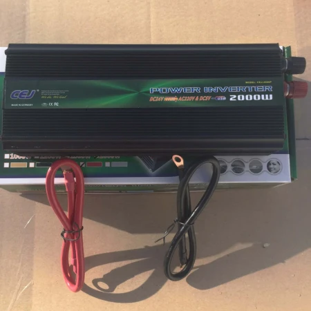 INVERTOR GERMAN PENTRU CAMION SAU MAȘINĂ CEJ 12V 24V - 220V, 2000W