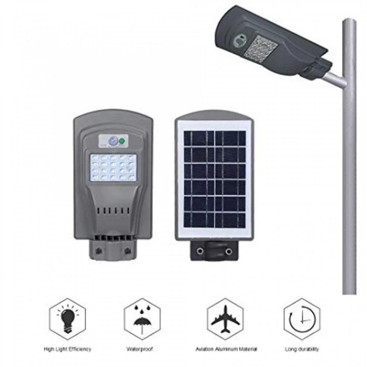 20W LAMPĂ SOLARĂ EXTERIOARĂ CU LED-URI ȘI CU SENZOR DE CĂLDURĂ POTRIVITĂ PENTRU ILUMINATUL STRADAL 20W LAMPĂ SOLARĂ EXTERIOARĂ CU LED-URI ȘI CU SENZOR DE CĂLDURĂ POTRIVITĂ PENTRU ILUMINATUL STRADAL