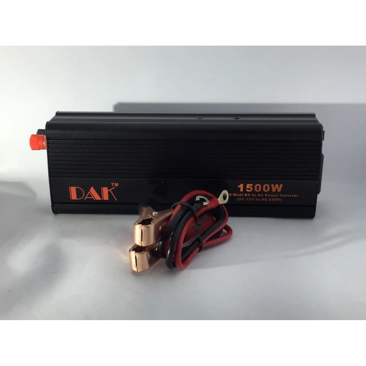 DAK 1500W INVERTOR DE VOLTAJ 12V / 24V - 220V DAK 1500W INVERTOR DE VOLTAJ 12V / 24V - 220V