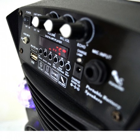 DIFUZOR KARAOKE COMPACT REÎNCĂRCABIL FEIYIPU ES-8 8" 300W CU 1 MICROFON DIFUZOR KARAOKE COMPACT REÎNCĂRCABIL FEIYIPU ES-8 8" 300W CU 1 MICROFON
